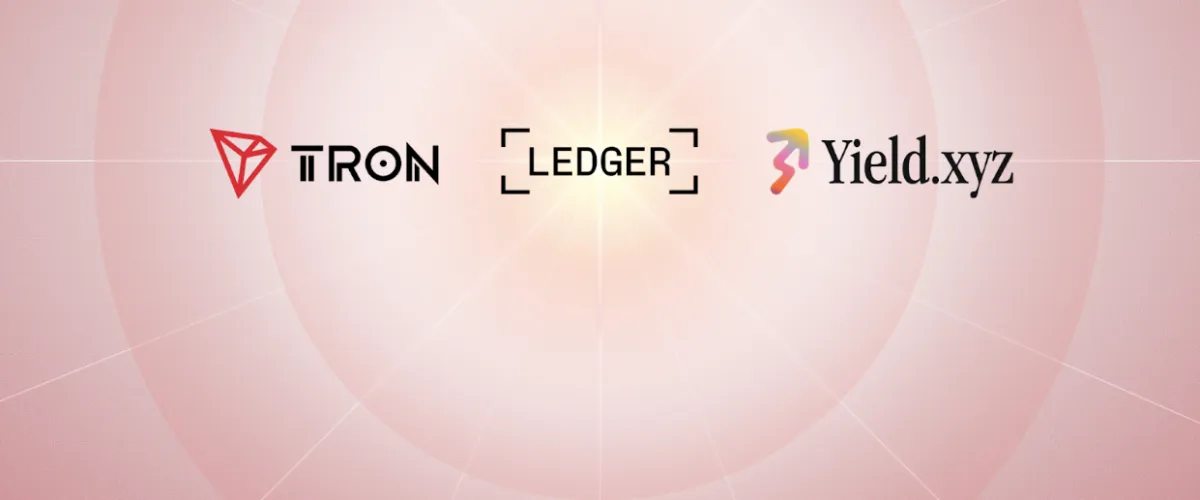 Earn TRX Rewards with Staking on Ledger Live via Yield.xyz